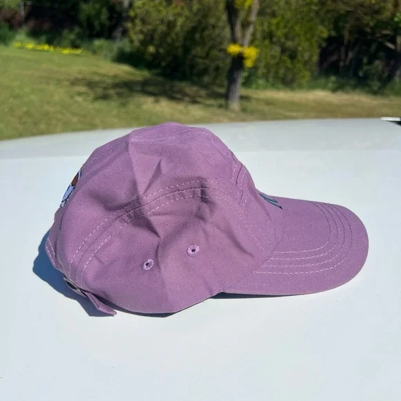 Unisex Purple Character Embroidered 5-Panel Cap - Picture 4 of 4